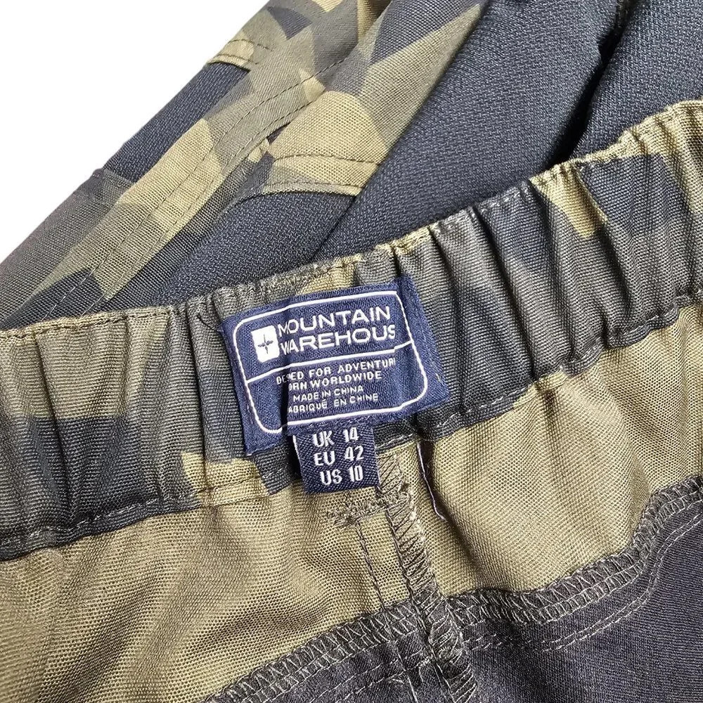 Mountain Warehouse Womens High Tech Pants Water Repellent Size 10 - Picture 8 of 10